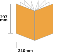 縦297mm 横210mm